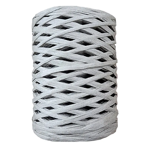 Fita de Ráfia Cinza - 100m