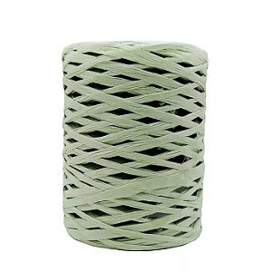 Fita de Ráfia Verde Bebê - 100m