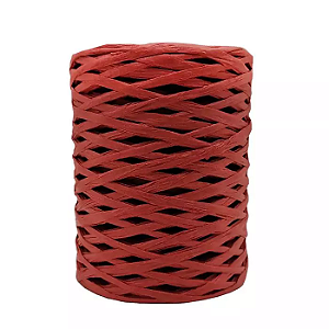 Fita de Ráfia Vermelho Tomate - 100m