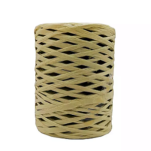 Fita de Ráfia Bege Escuro - 100m