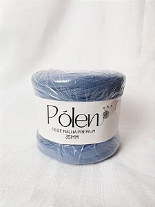Fio de Malha Pólen - 35mm- Azul Denin