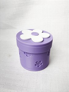 Porta Marcadores Pontos + 20un Flor - Lilás