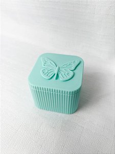 Porta Marcadores Pontos + 20un Borboleta - Verde Água