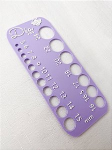 Gabarito de Olhos Amigurumi - Lilás