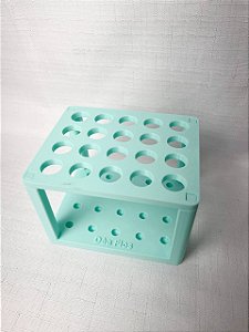 Porta Agulhas Quadrado - Verde Água