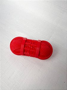 Contador de Carreiras Novelo de Lã - Vermelho
