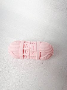 Contador de Carreiras Novelo de Lã - Rosa
