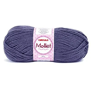 Fio Mollet Circulo 200m 100g - Cor 8098 Cinza Asfalto