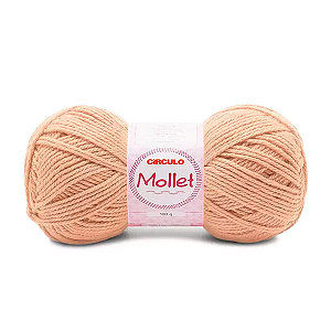 Fio Mollet Circulo 200m 100g - Cor 7034 Marfim
