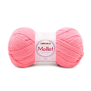 Fio Mollet Circulo 200m 100g - Cor 769 Chiclete