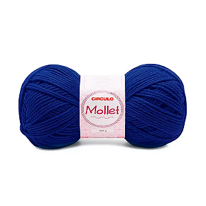 Fio Mollet Circulo 200m 100g - Cor 512 Azul Bic
