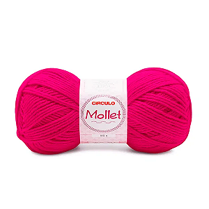 Fio Mollet Circulo 200m 100g - Cor 390 Magenta