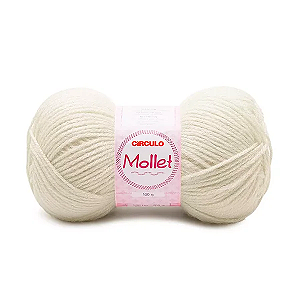 Fio Mollet Circulo 200m 100g - Cor 20 Natural