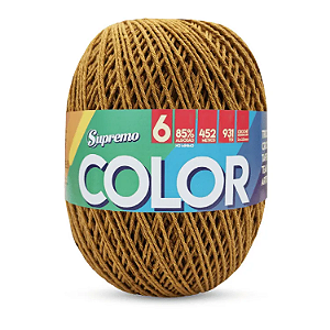 Barbante SUPREMO Color 452m 400g nº6-Mostarda