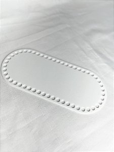 Acrílico Mateira 12x28cm Branco