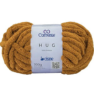 Fio CISNE HUG 300gr 36m - 100% Poliester-01163 Caramelo