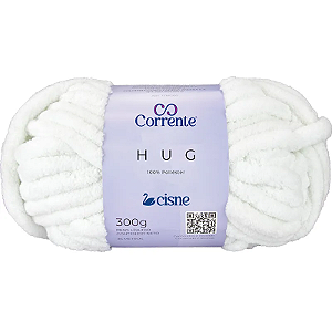 Fio CISNE HUG 300gr 36m - 100% Poliester-0000B Branco
