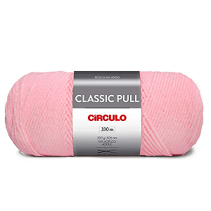 Fio/Lã CLASSIC PULL Circulo 200g/330m -  3289 Rosa Bebê