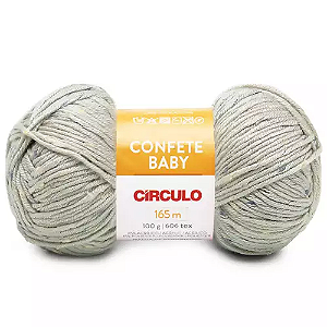 Fio/Lã Confete Baby Circulo 100g/165m - 7682 Nozes