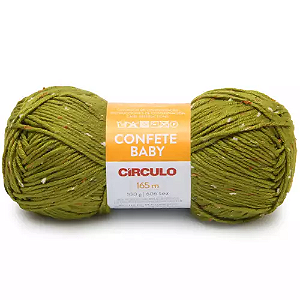 Fio/Lã Confete Baby Circulo 100g/165m - 5606 Egipcia
