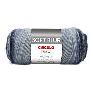 Fio/Lã SOFT BLUR Circulo 100g/240m - 9112 Porto