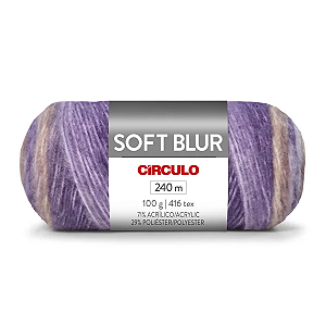 Fio/Lã SOFT BLUR Circulo 100g/240m - 9921 Broto de Feijão