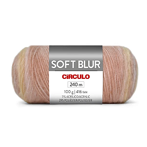 Fio/Lã SOFT BLUR Circulo 100g/240m - 9190 Dunas de Areia