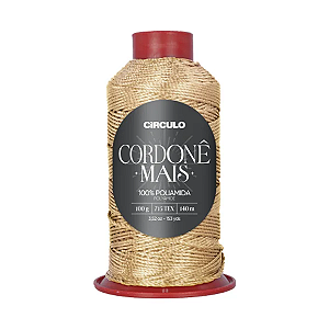 Fio CORDONE MAIS 100g/140m- 7068 Ouro Suave