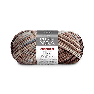 Fio/Lã BOSSA NOVA 100g/155m - 9825 Mesclado Babette