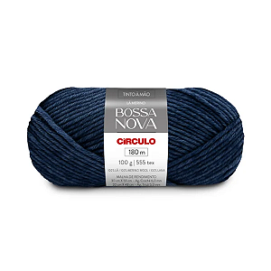 Fio/Lã BOSSA NOVA 100g/155m - 2584 Azul Marinho