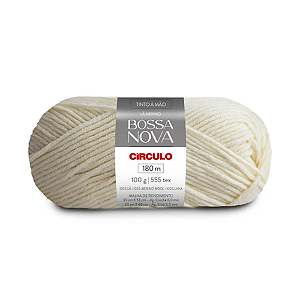 Fio/Lã BOSSA NOVA 100g/155m - 20 Natural
