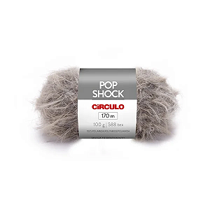 Fio/Lã POP SHOCK 100g/170m- 8473Aluminio
