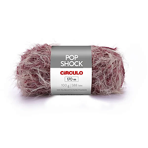 Fio/Lã POP SHOCK 100g/170m- 3168 Cabernet