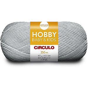 Fio/Lã Hobby Baby & Kids Circulo - 8473 Aluminio