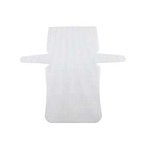 Tela/Malha Plástica Chenille p/Bolsa 45.5X43cm BRANCO