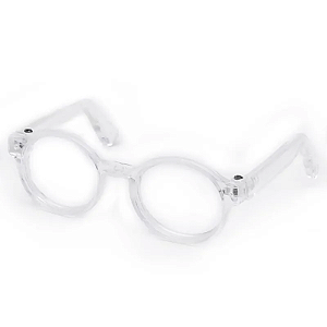 Oculos para Amigurumi-Circular Transparente