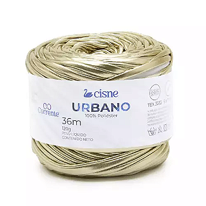Fio/Lã CISNE URBANO 120g 36m 100% Poliester 0401 Dourado