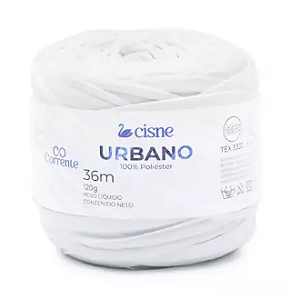 Fio/Lã CISNE URBANO 120g 36m 100% Poliester 000B Branco