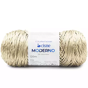 Fio/Lã CISNE MODERNO 100g 120m 100% Poliester 00NT Natural