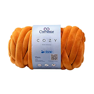 Fio/Lã CISNE COZY 300g 15m 100% POLIESTER-1163 Caramelo
