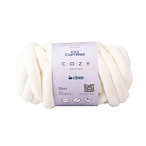 Fio/Lã CISNE COZY 300g 15m 100% POLIESTER-000B Branco