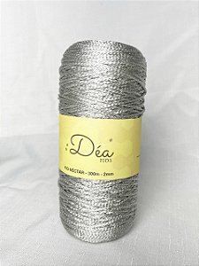 Fio Néctar 2mm - 300g-350m - Poliéster - Cor:Prata Alto Brilho