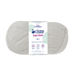 Fio Cisne Super Bebe 100g 467m 100% Acrilico-Cinza 19002