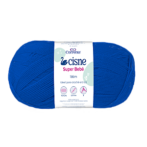 Fio Cisne Super Bebe 100g 467m 100% Acrilico-Azul 06040