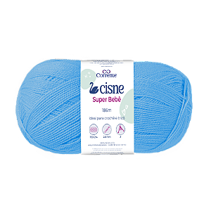 Fio Cisne Super Bebe 100g 467m 100% Acrilico-Azul Turquesa 06009