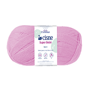Fio Cisne Super Bebe 100g 467m 100% Acrilico-Rosa 04021