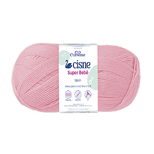 Fio Cisne Super Bebe 100g 467m 100% Acrilico-Rosa Bebeb 04004