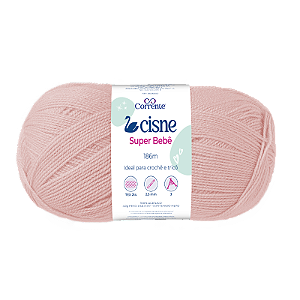 Fio Cisne Super Bebe 100g 467m 100% Acrilico-Creme Rose 00381