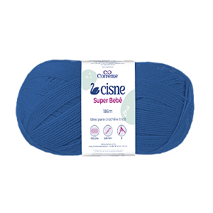 Fio Cisne Super Bebe 100g 467m 100% Acrilico-Azul Classico 00139