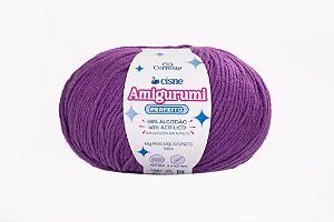 Fio Cisne Amigurumi Perfeito 145m-65g 100% Algodão-Lilas Escuro 03025